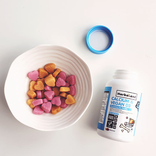 New: Vegan Calcium and D3 Gummies for Adults