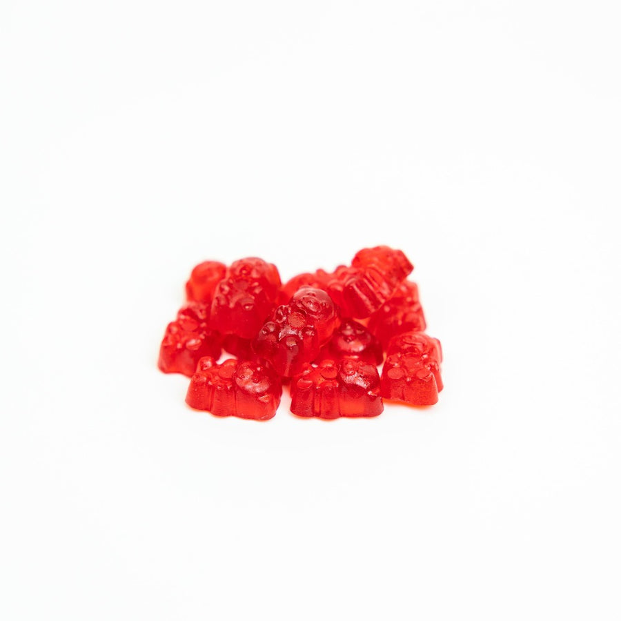A picture of herbaland vegan d3 b12 gummies for kids with cherry watermelon flavor 