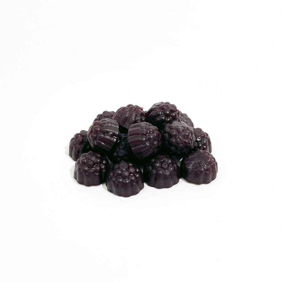 Herbaland gummies picture of iron plus gummies with raspberry lemon flavor