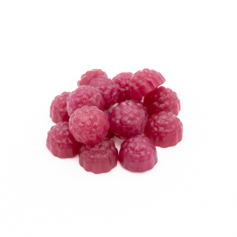 Herbaland gummies picture of calm naturally with raspberry hibiscus flavor