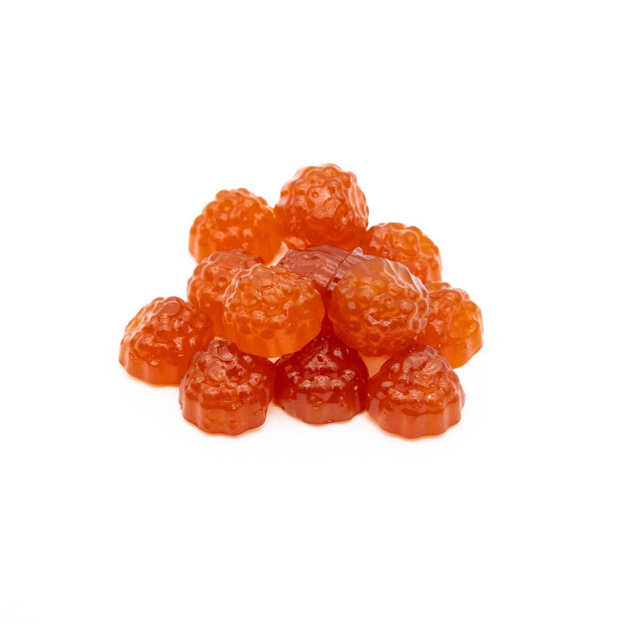 A picture of herbaland gummies of omega 3 for kids with orange flavor 